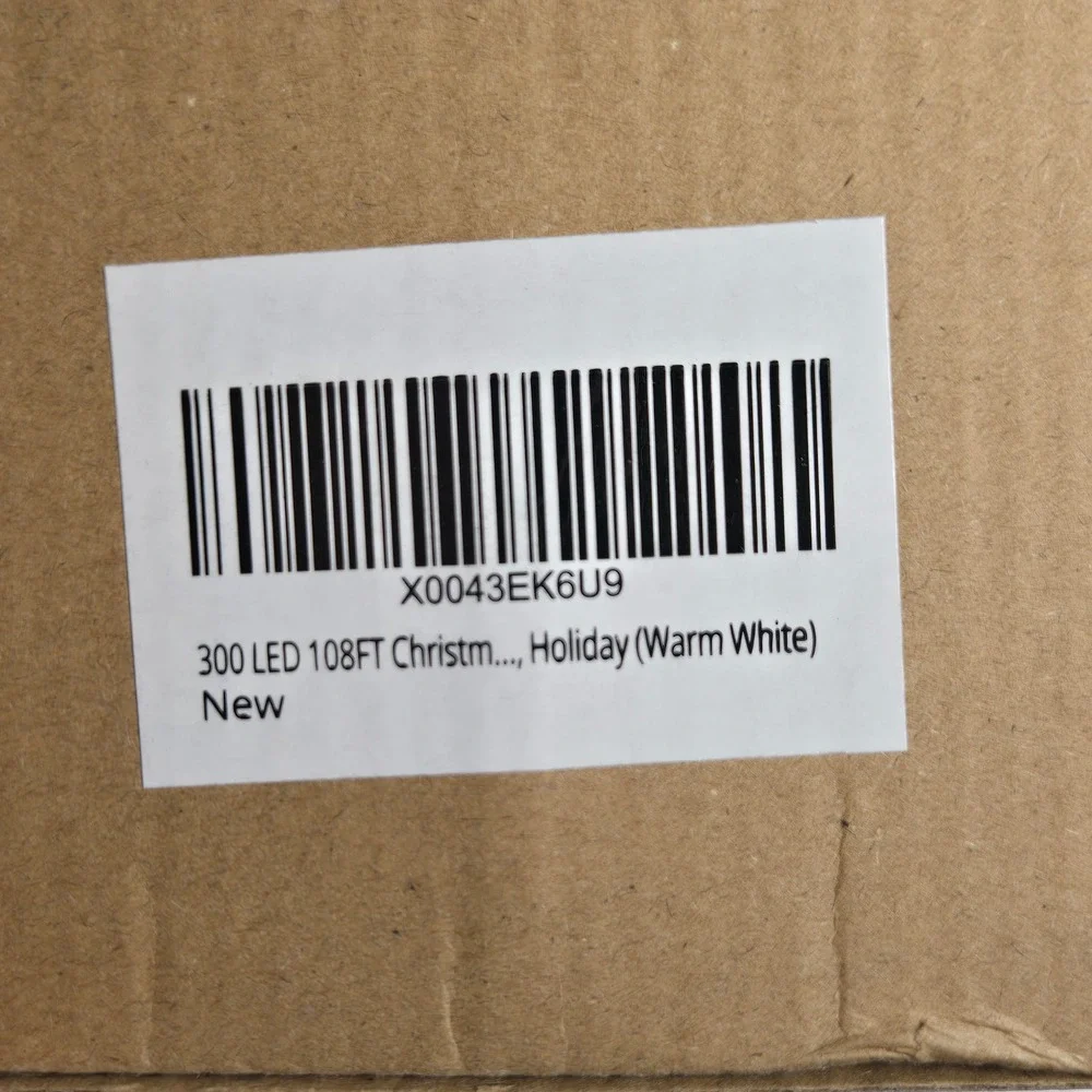 Golden Power 300 LED 108FT Christmas Holiday Lights Warm White Outdoor Use Timer